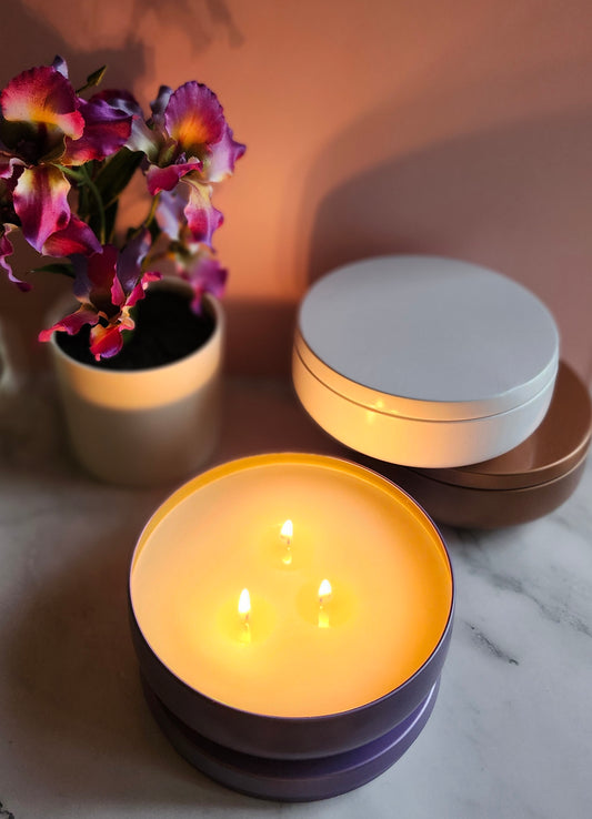 Spring Collection: 14 oz 3 Wick Tin Candles